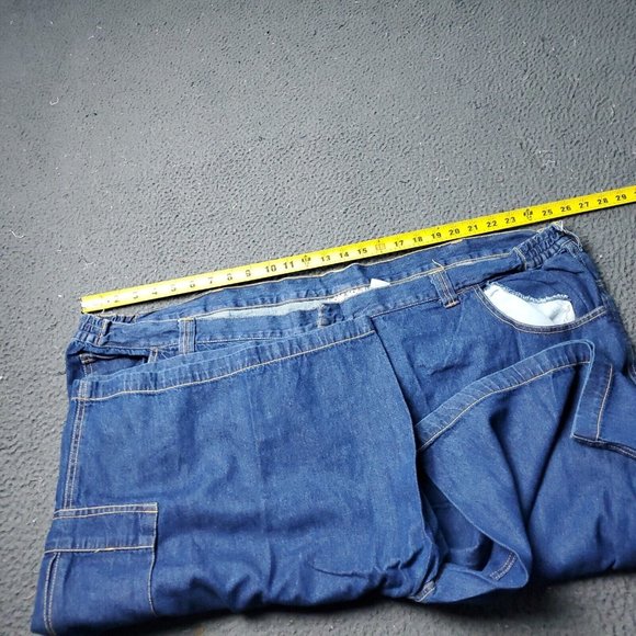 Liberty Blues Denim Jean Shorts Mens Size 54 Big & Tall Blue Cotton Cargo - Picture 6 of 8